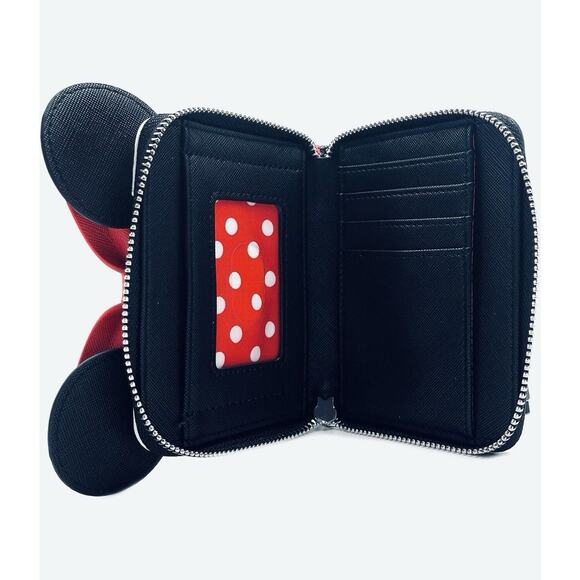 *NEW EXCLUSIVE 2 PACK* Loungefly XLASR Minnie Mouse Dress Mini Backpack & Wallet - Picture 10 of 10